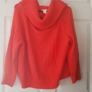 Womens,Hekla &Co,Red,Warm,Dressy,Casual,Career,CowineckSweater sz M